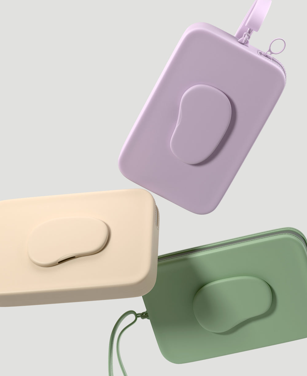 Silicone Wipes Pouch Trio
