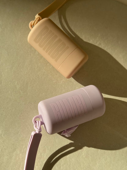 Nappy Bag Dispenser + Bags in Sand