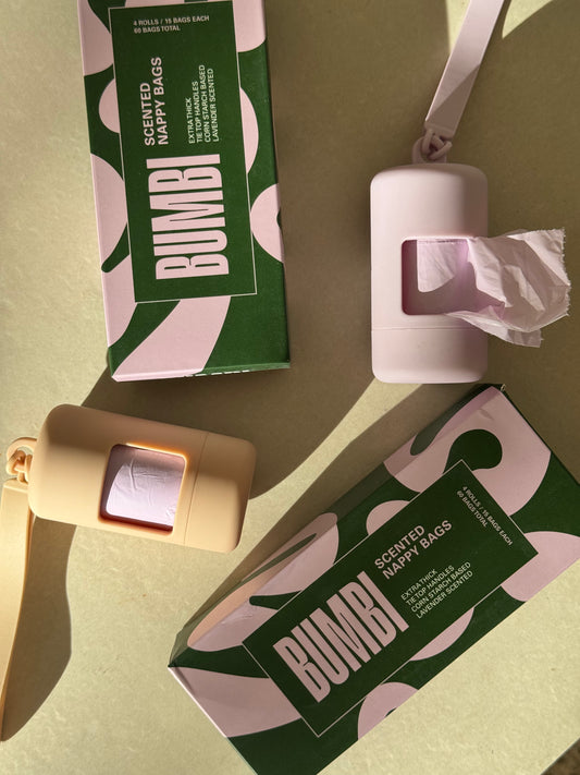 Nappy Bag Dispenser + Bags